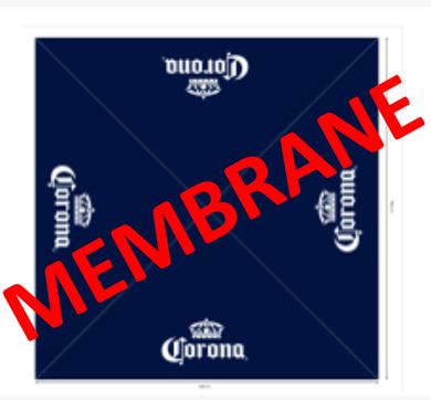 SONNENSCHIRM MEMBRANE CORONA 4X4M