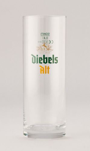 GLAS DIEBELS ALT BECHER 0,4 (12)