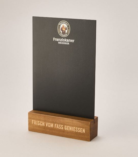 TISCHAUFSTELLER KREIDETAFEL FRANZISKANER