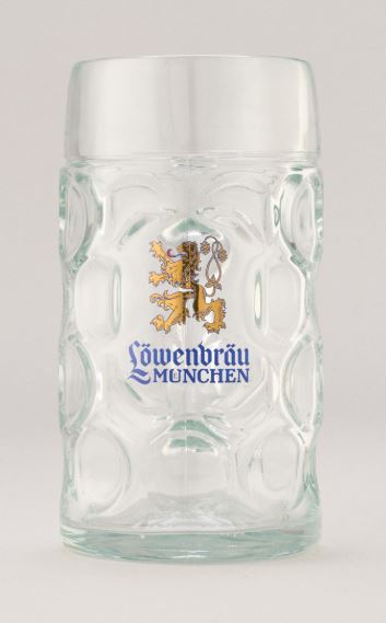 GLAS LÖWENBRÄU MASSKRUG 1,0 (6)