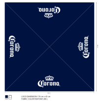 SONNENSCHIRM CORONA BLAU 4x4M